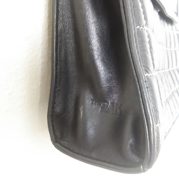 The Sak Black Leather Quilted Shoulder Bag - Picture 5 of 13